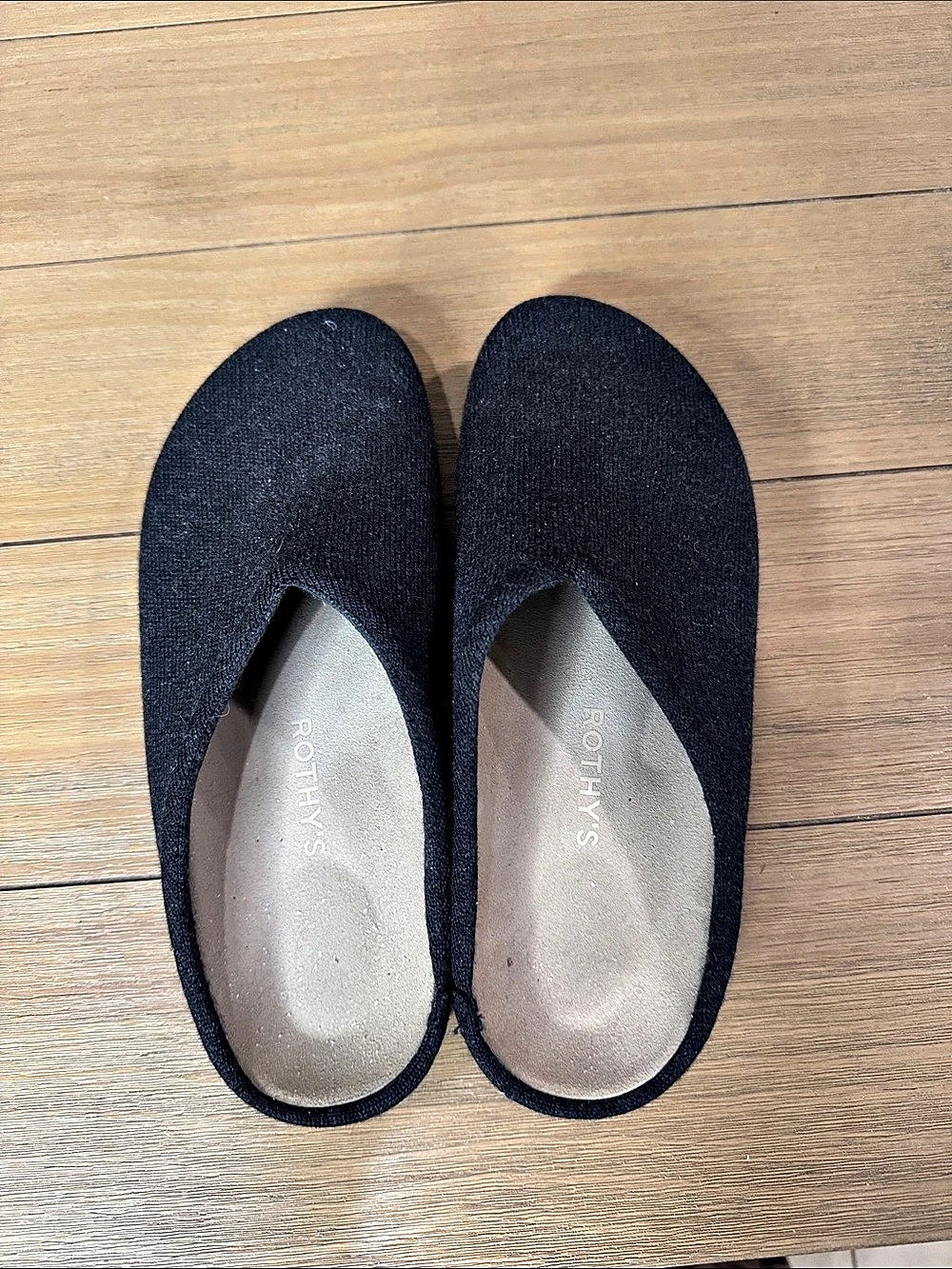 Rothy's The Point Pointed Toe Flats US 10 Black